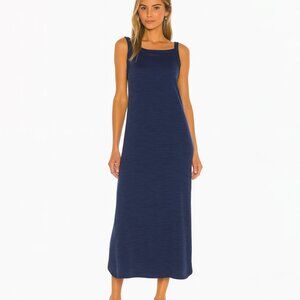 Joie Ribbed Maxi Dress Navy‎ Small